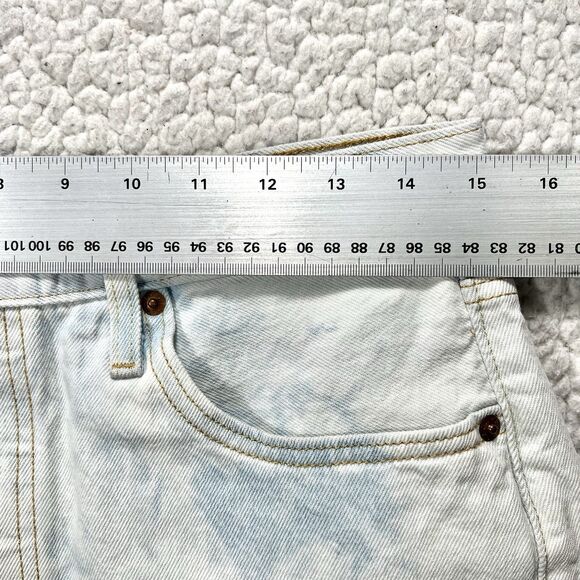 Levi’s 501 Women’s Denim Cutoff Shorts W29 Light Wash High Rise Frayed Hem - Picture 8 of 8